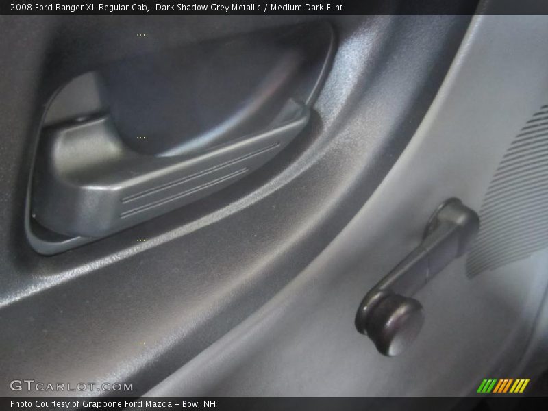 Dark Shadow Grey Metallic / Medium Dark Flint 2008 Ford Ranger XL Regular Cab