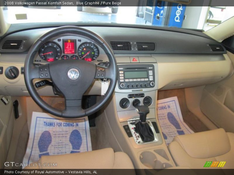 Blue Graphite / Pure Beige 2008 Volkswagen Passat Komfort Sedan