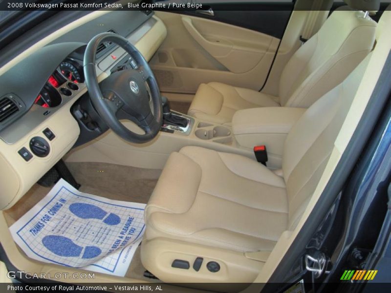 Blue Graphite / Pure Beige 2008 Volkswagen Passat Komfort Sedan