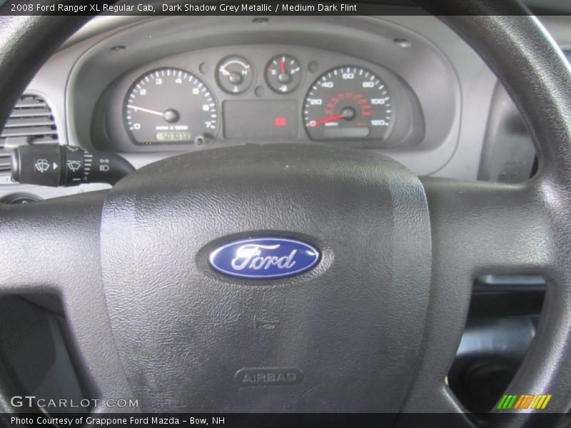 Dark Shadow Grey Metallic / Medium Dark Flint 2008 Ford Ranger XL Regular Cab