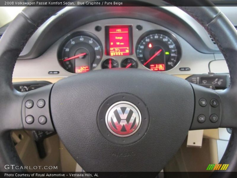 Blue Graphite / Pure Beige 2008 Volkswagen Passat Komfort Sedan