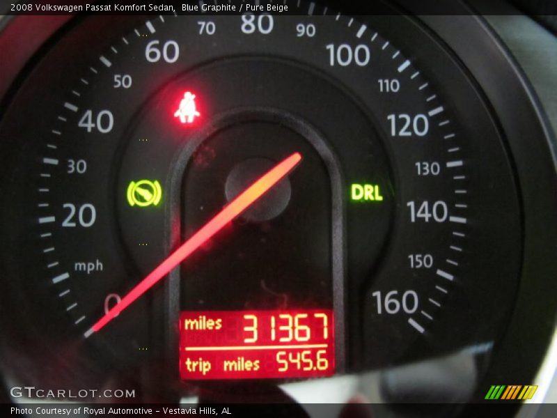 Blue Graphite / Pure Beige 2008 Volkswagen Passat Komfort Sedan