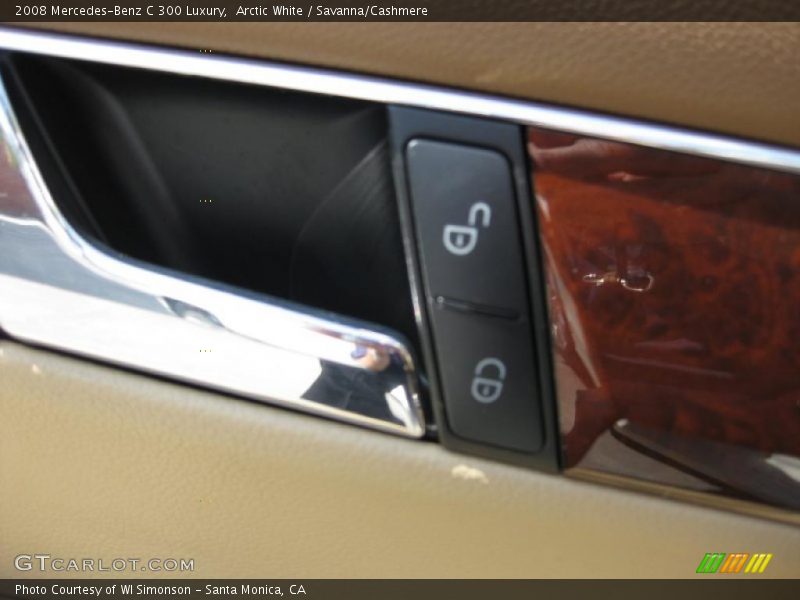 Arctic White / Savanna/Cashmere 2008 Mercedes-Benz C 300 Luxury