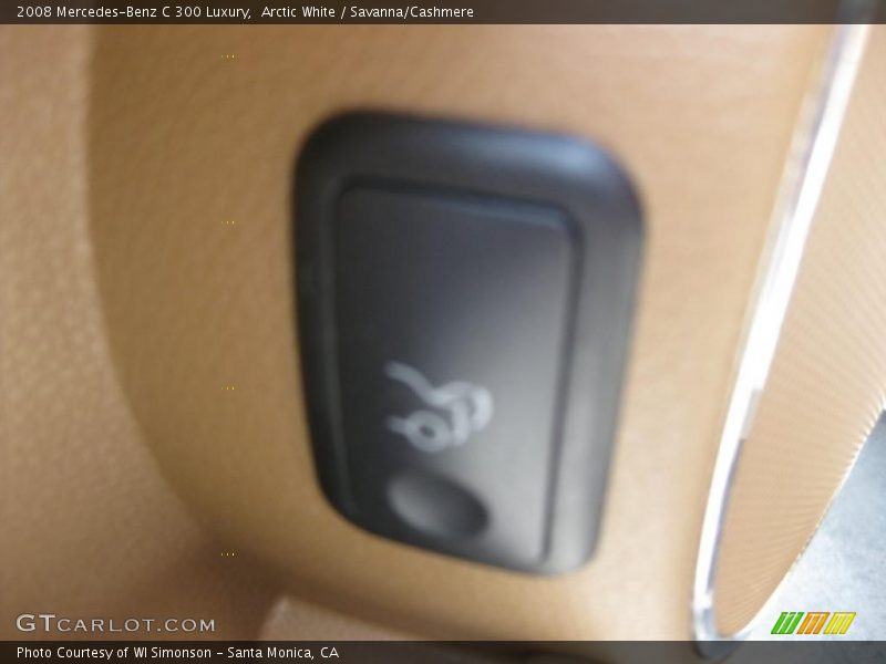 Arctic White / Savanna/Cashmere 2008 Mercedes-Benz C 300 Luxury