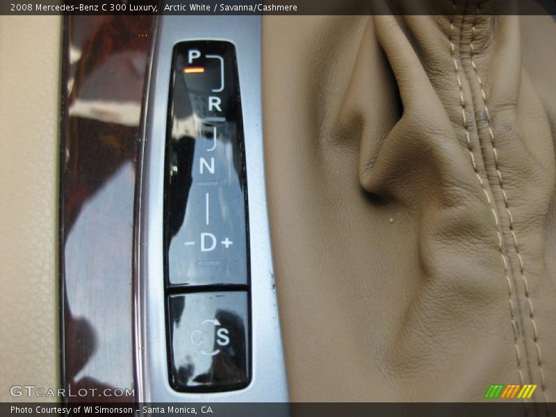Arctic White / Savanna/Cashmere 2008 Mercedes-Benz C 300 Luxury