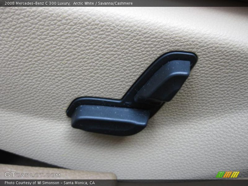Arctic White / Savanna/Cashmere 2008 Mercedes-Benz C 300 Luxury