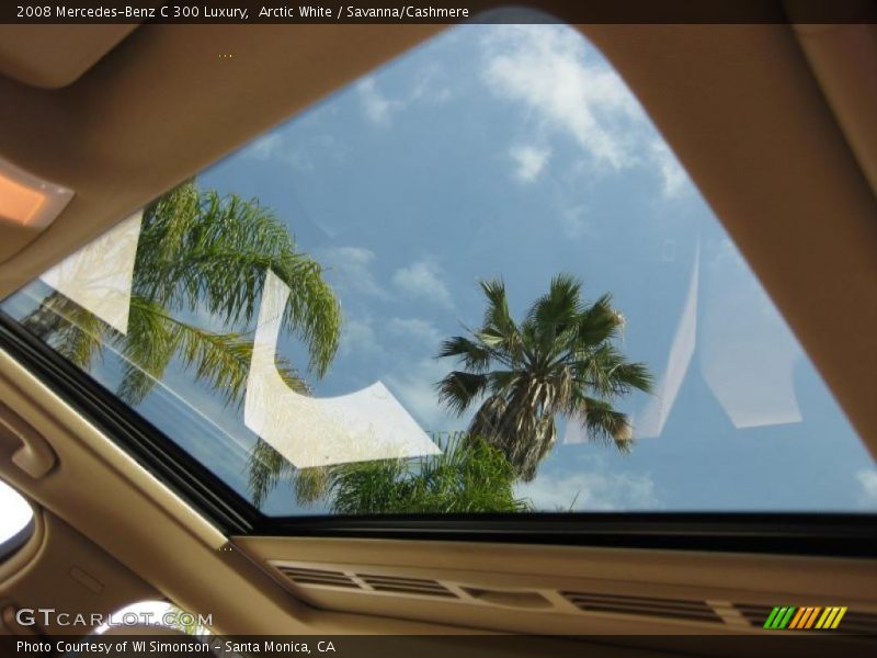 Arctic White / Savanna/Cashmere 2008 Mercedes-Benz C 300 Luxury