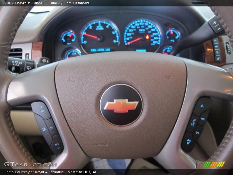 Black / Light Cashmere 2009 Chevrolet Tahoe LT