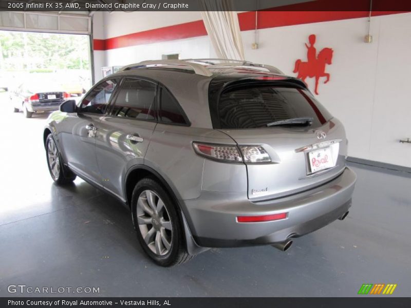 Diamond Graphite Gray / Graphite 2005 Infiniti FX 35 AWD