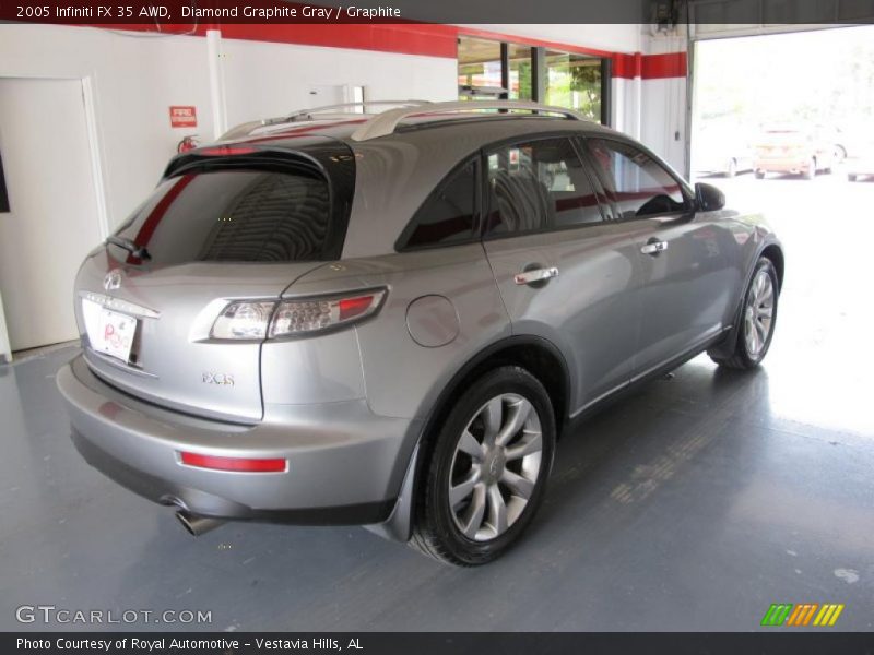 Diamond Graphite Gray / Graphite 2005 Infiniti FX 35 AWD