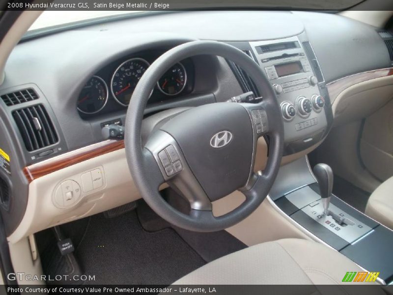 Satin Beige Metallic / Beige 2008 Hyundai Veracruz GLS