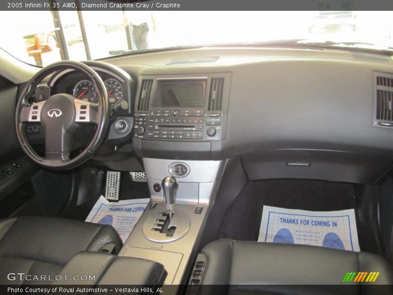 Diamond Graphite Gray / Graphite 2005 Infiniti FX 35 AWD