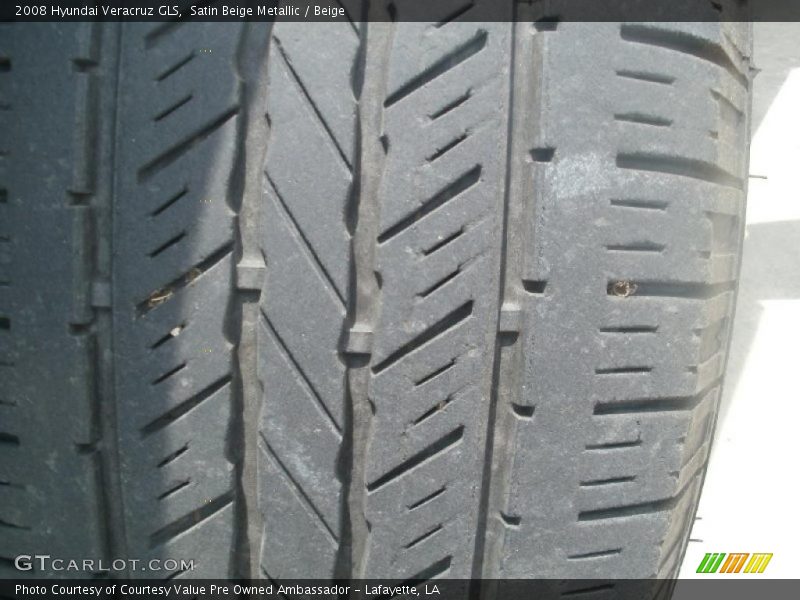Satin Beige Metallic / Beige 2008 Hyundai Veracruz GLS