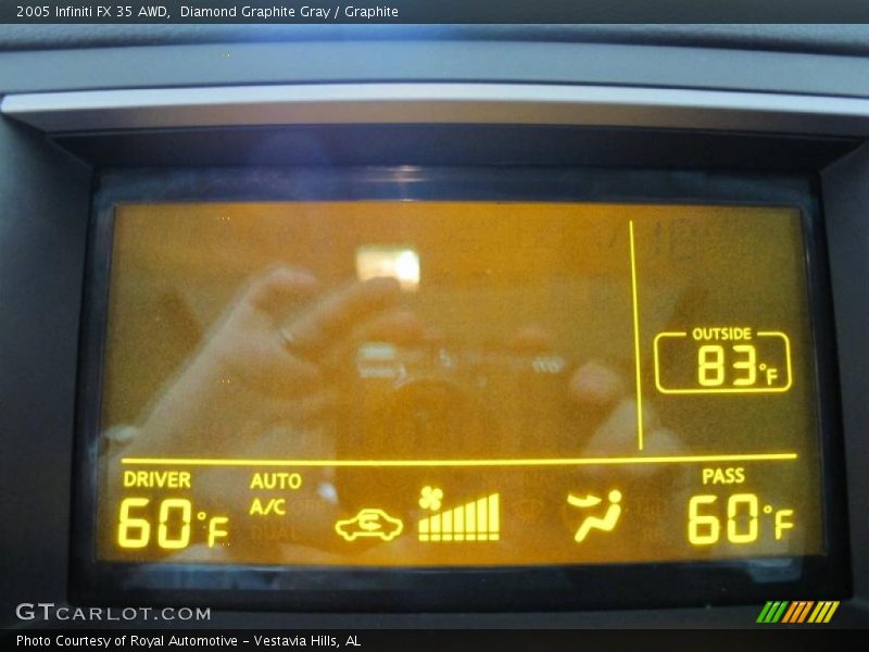 Diamond Graphite Gray / Graphite 2005 Infiniti FX 35 AWD