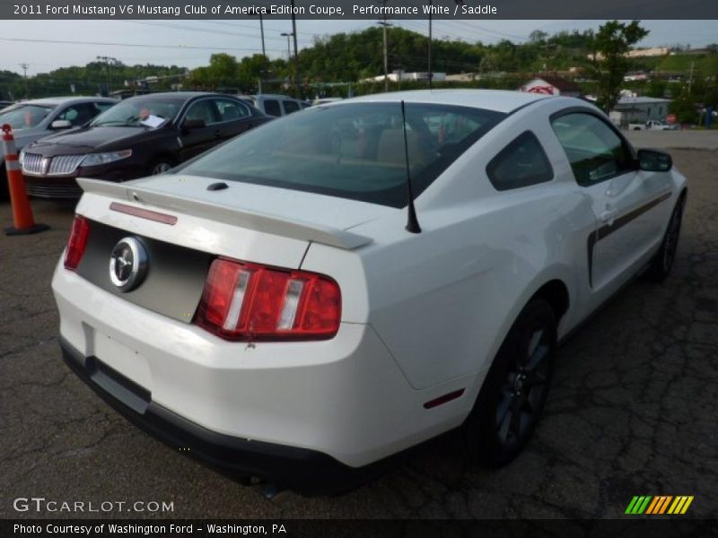 Performance White / Saddle 2011 Ford Mustang V6 Mustang Club of America Edition Coupe