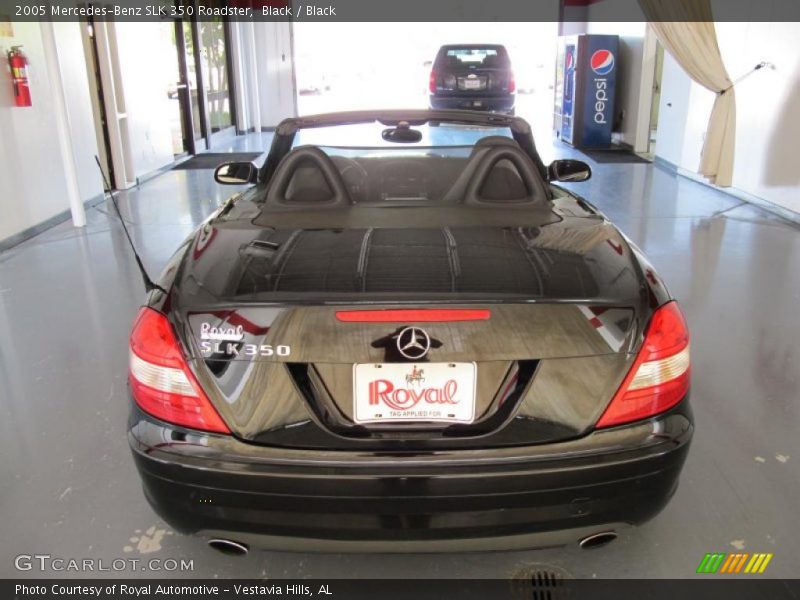 Black / Black 2005 Mercedes-Benz SLK 350 Roadster