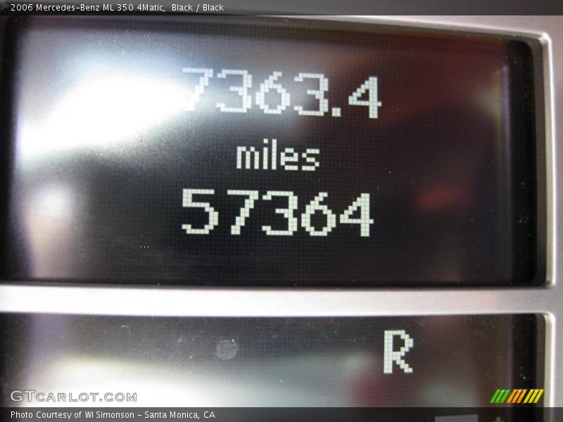 Black / Black 2006 Mercedes-Benz ML 350 4Matic