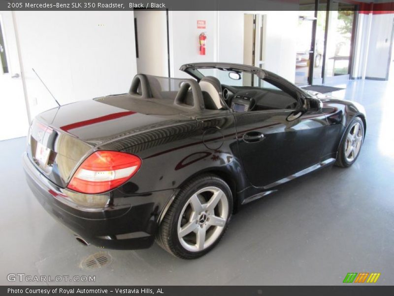 Black / Black 2005 Mercedes-Benz SLK 350 Roadster