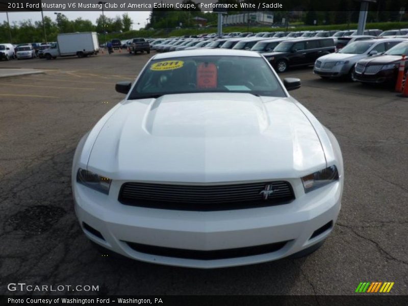 Performance White / Saddle 2011 Ford Mustang V6 Mustang Club of America Edition Coupe