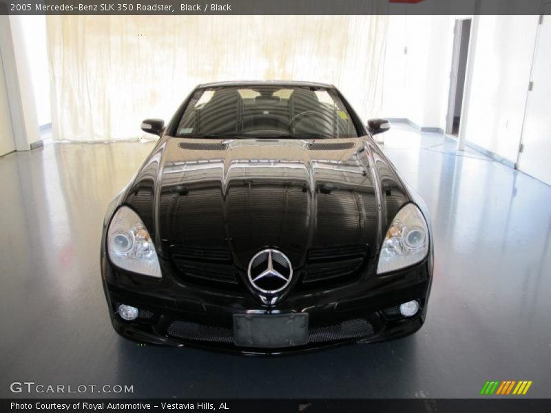 Black / Black 2005 Mercedes-Benz SLK 350 Roadster