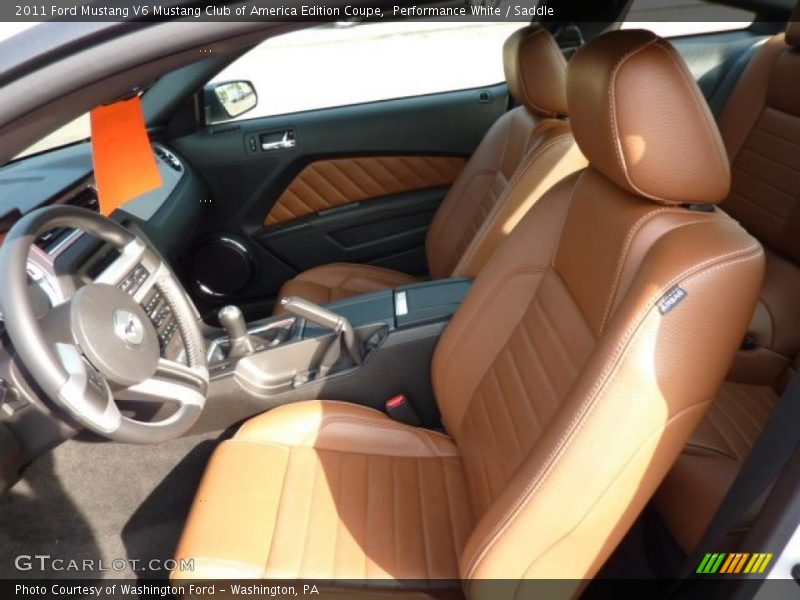 Performance White / Saddle 2011 Ford Mustang V6 Mustang Club of America Edition Coupe