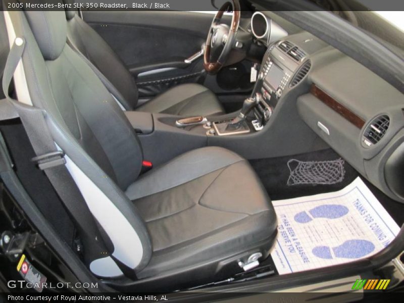  2005 SLK 350 Roadster Black Interior