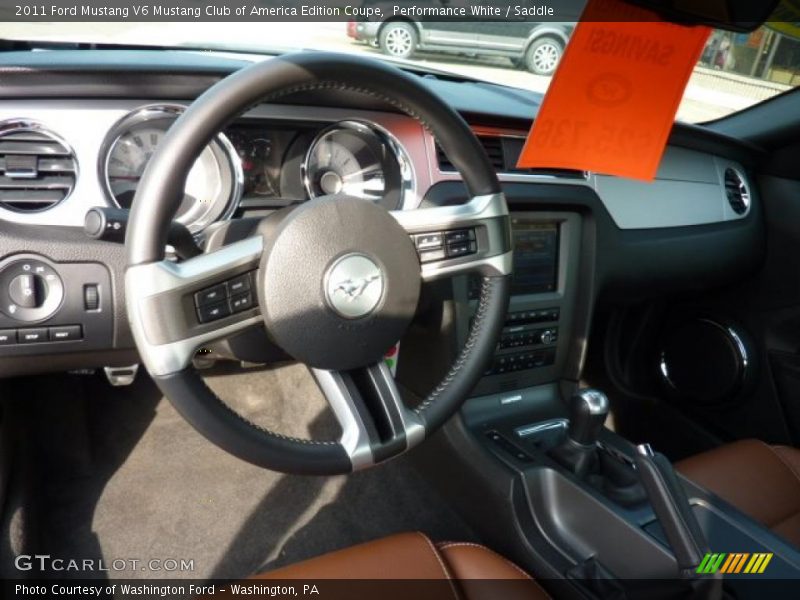 Performance White / Saddle 2011 Ford Mustang V6 Mustang Club of America Edition Coupe