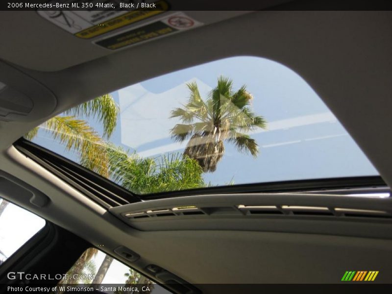 Black / Black 2006 Mercedes-Benz ML 350 4Matic