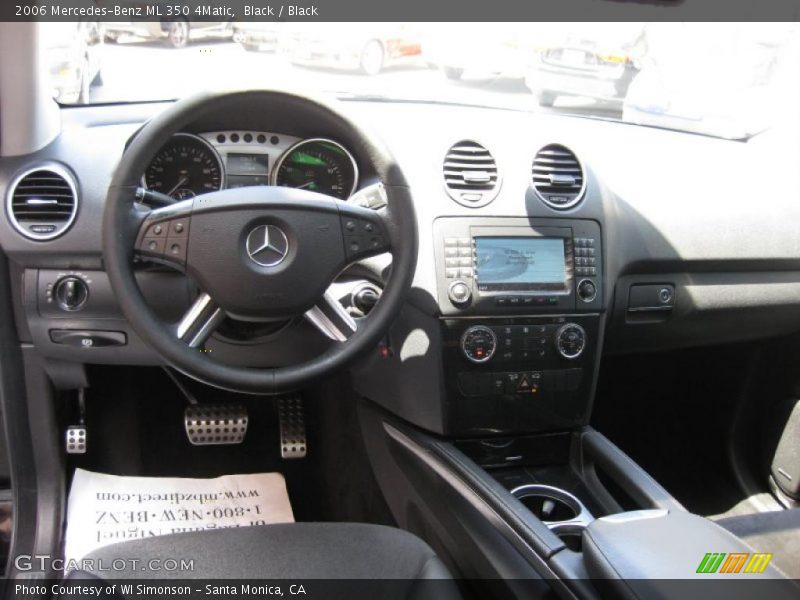 Black / Black 2006 Mercedes-Benz ML 350 4Matic