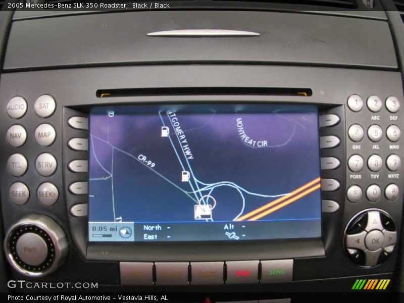 Navigation of 2005 SLK 350 Roadster