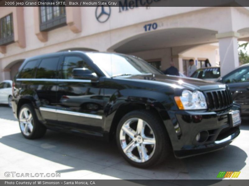 Black / Medium Slate Gray 2006 Jeep Grand Cherokee SRT8