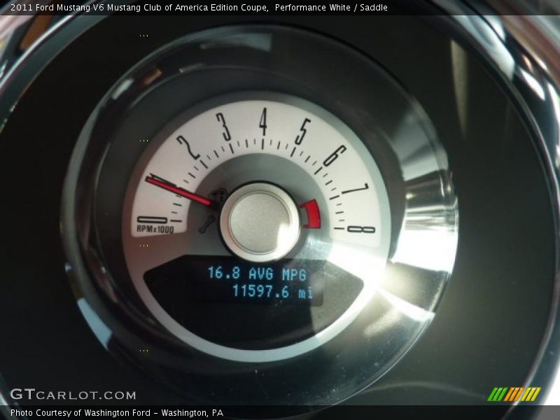 Performance White / Saddle 2011 Ford Mustang V6 Mustang Club of America Edition Coupe