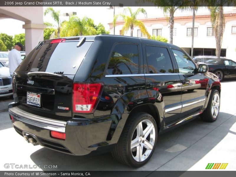 Black / Medium Slate Gray 2006 Jeep Grand Cherokee SRT8