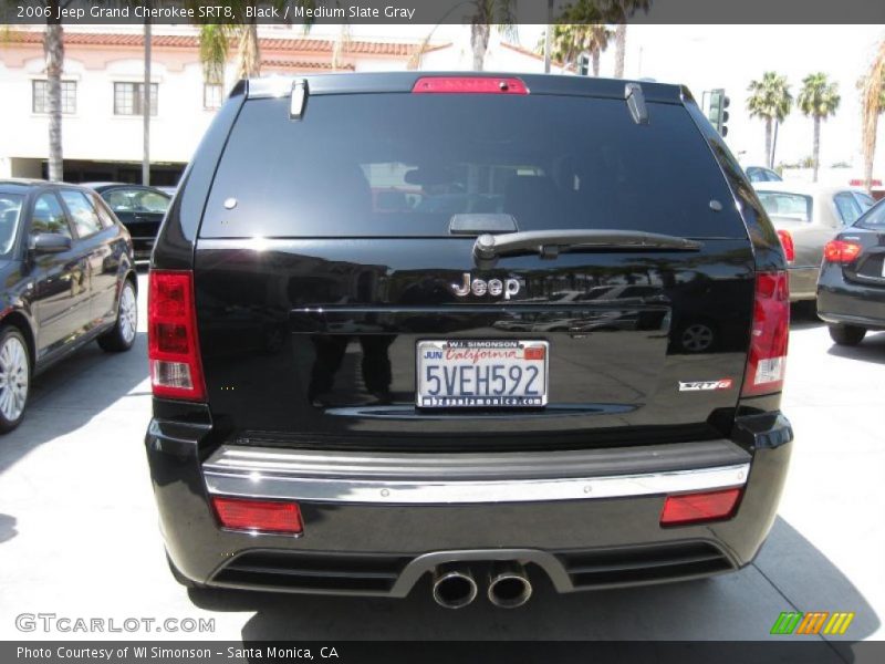 Black / Medium Slate Gray 2006 Jeep Grand Cherokee SRT8