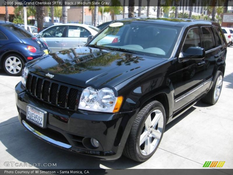 Black / Medium Slate Gray 2006 Jeep Grand Cherokee SRT8