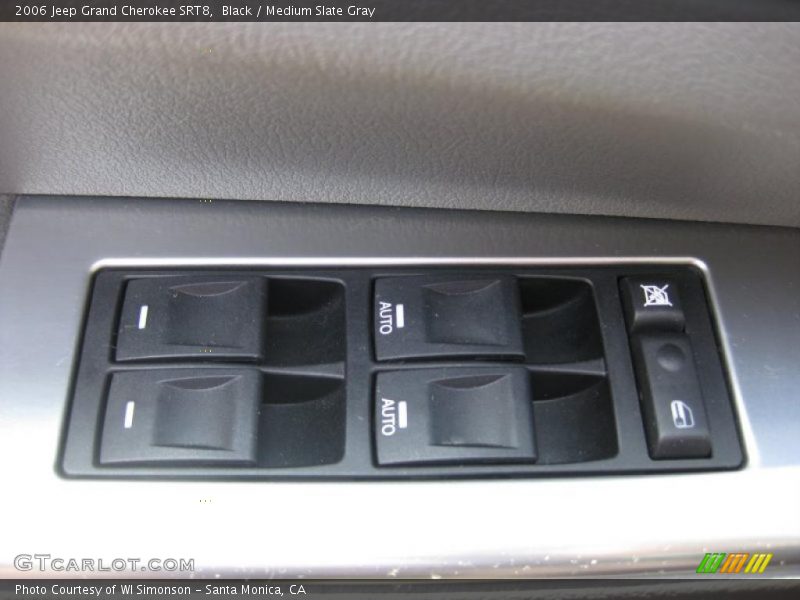 Black / Medium Slate Gray 2006 Jeep Grand Cherokee SRT8