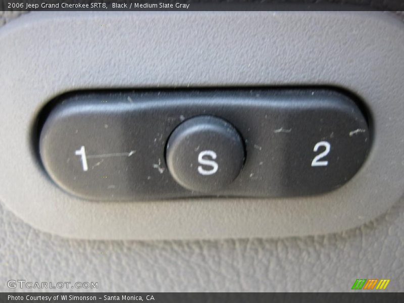 Black / Medium Slate Gray 2006 Jeep Grand Cherokee SRT8