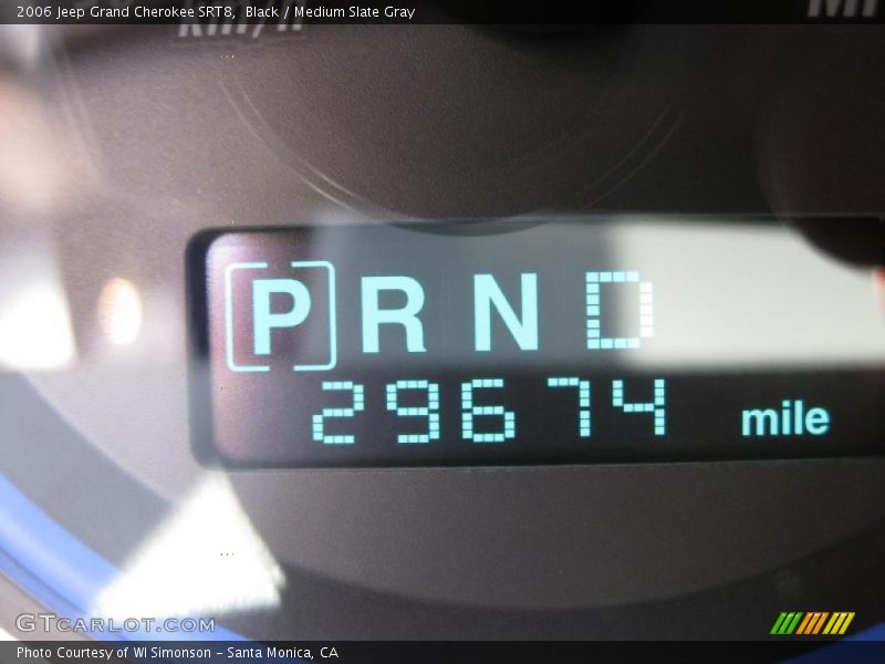 Black / Medium Slate Gray 2006 Jeep Grand Cherokee SRT8