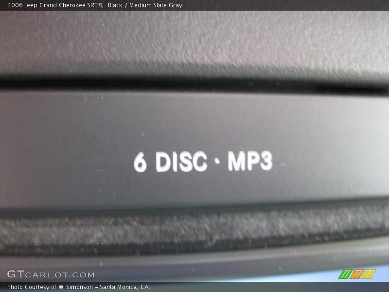 Black / Medium Slate Gray 2006 Jeep Grand Cherokee SRT8