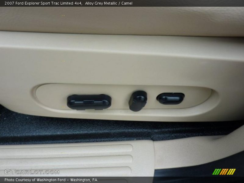 Alloy Grey Metallic / Camel 2007 Ford Explorer Sport Trac Limited 4x4