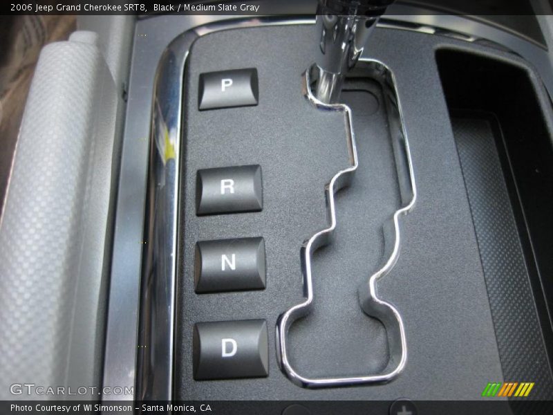 Black / Medium Slate Gray 2006 Jeep Grand Cherokee SRT8