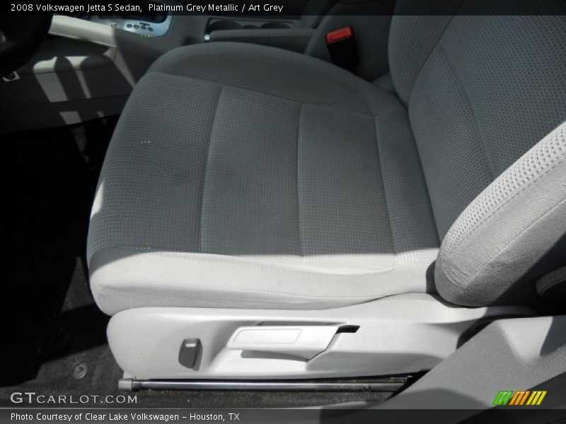Platinum Grey Metallic / Art Grey 2008 Volkswagen Jetta S Sedan