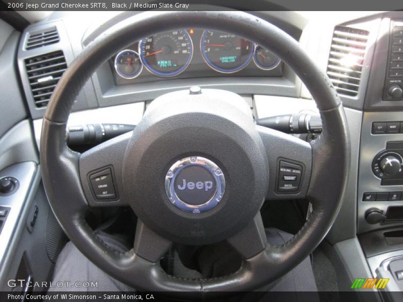 Black / Medium Slate Gray 2006 Jeep Grand Cherokee SRT8