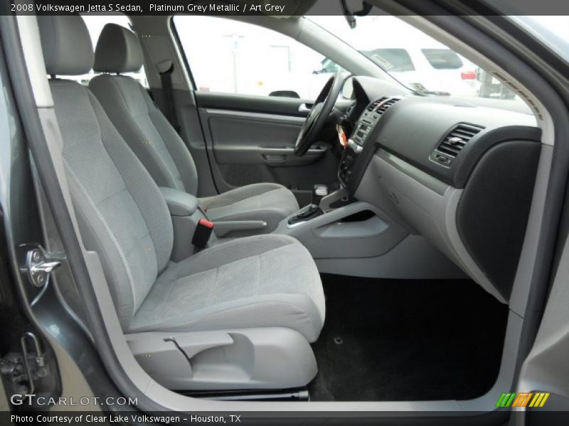 Platinum Grey Metallic / Art Grey 2008 Volkswagen Jetta S Sedan