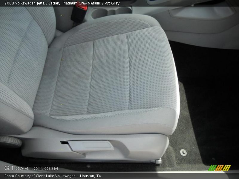 Platinum Grey Metallic / Art Grey 2008 Volkswagen Jetta S Sedan