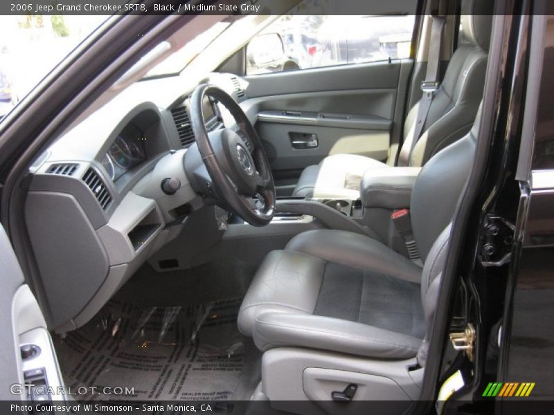 Black / Medium Slate Gray 2006 Jeep Grand Cherokee SRT8