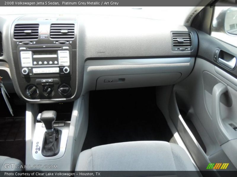 Platinum Grey Metallic / Art Grey 2008 Volkswagen Jetta S Sedan