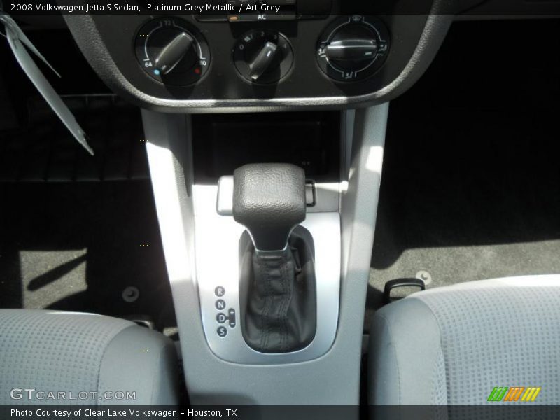 Platinum Grey Metallic / Art Grey 2008 Volkswagen Jetta S Sedan