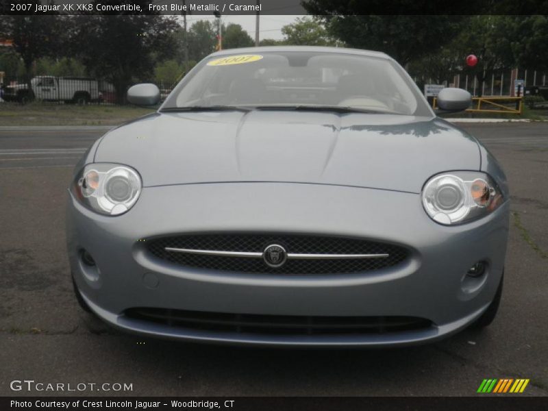 Frost Blue Metallic / Caramel 2007 Jaguar XK XK8 Convertible