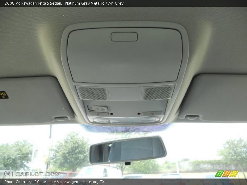 Platinum Grey Metallic / Art Grey 2008 Volkswagen Jetta S Sedan